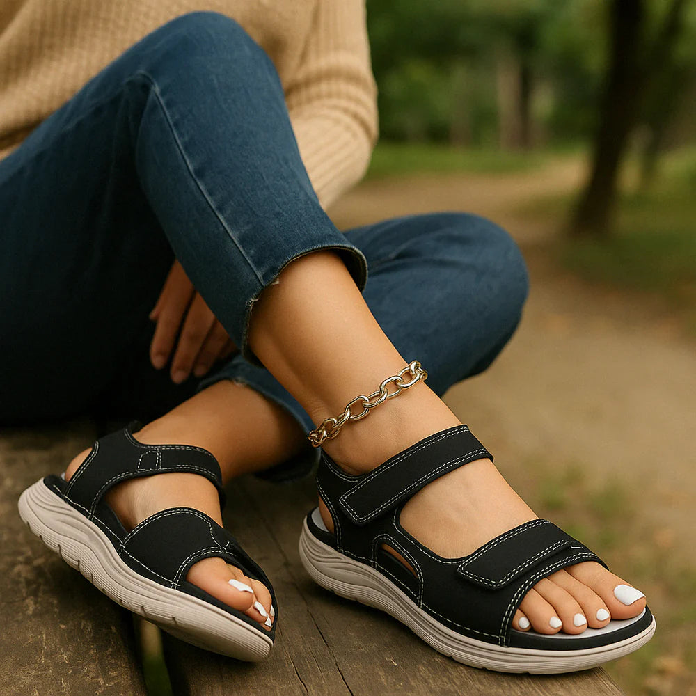 Verena - Orthopädische Damensandalen für Schmerzlinderung