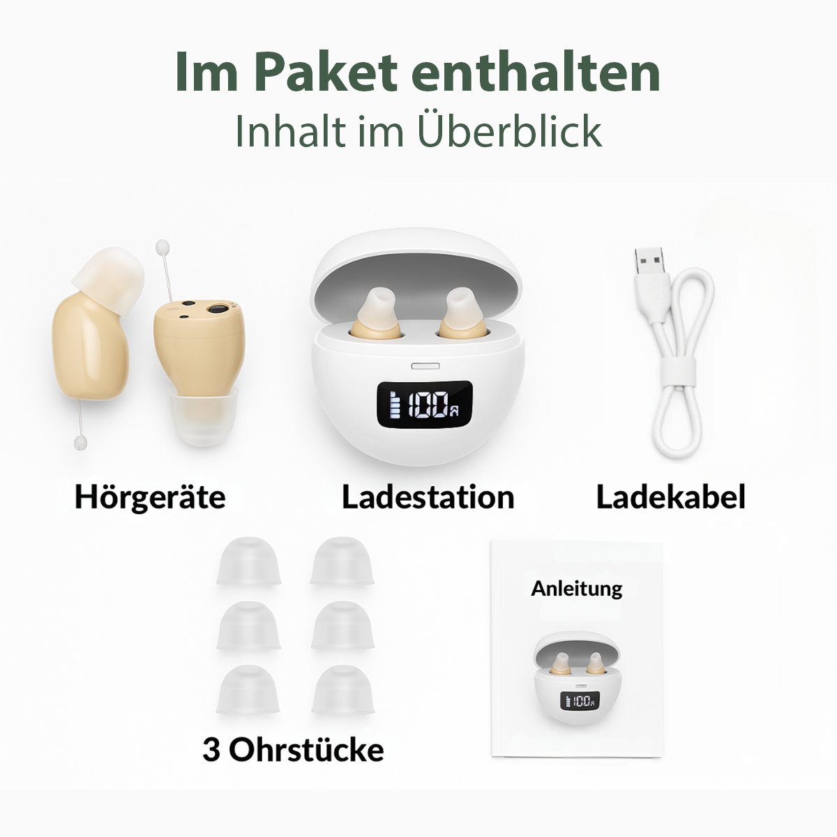 Vita® - unsichtbare CIC Pro Hörhilfe