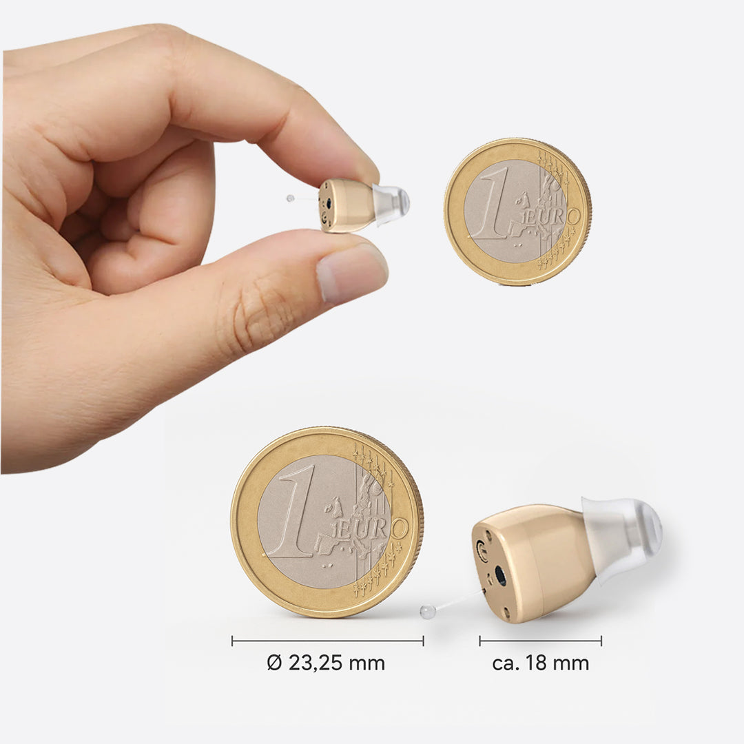 Vita® - unsichtbare CIC Pro Hörhilfe